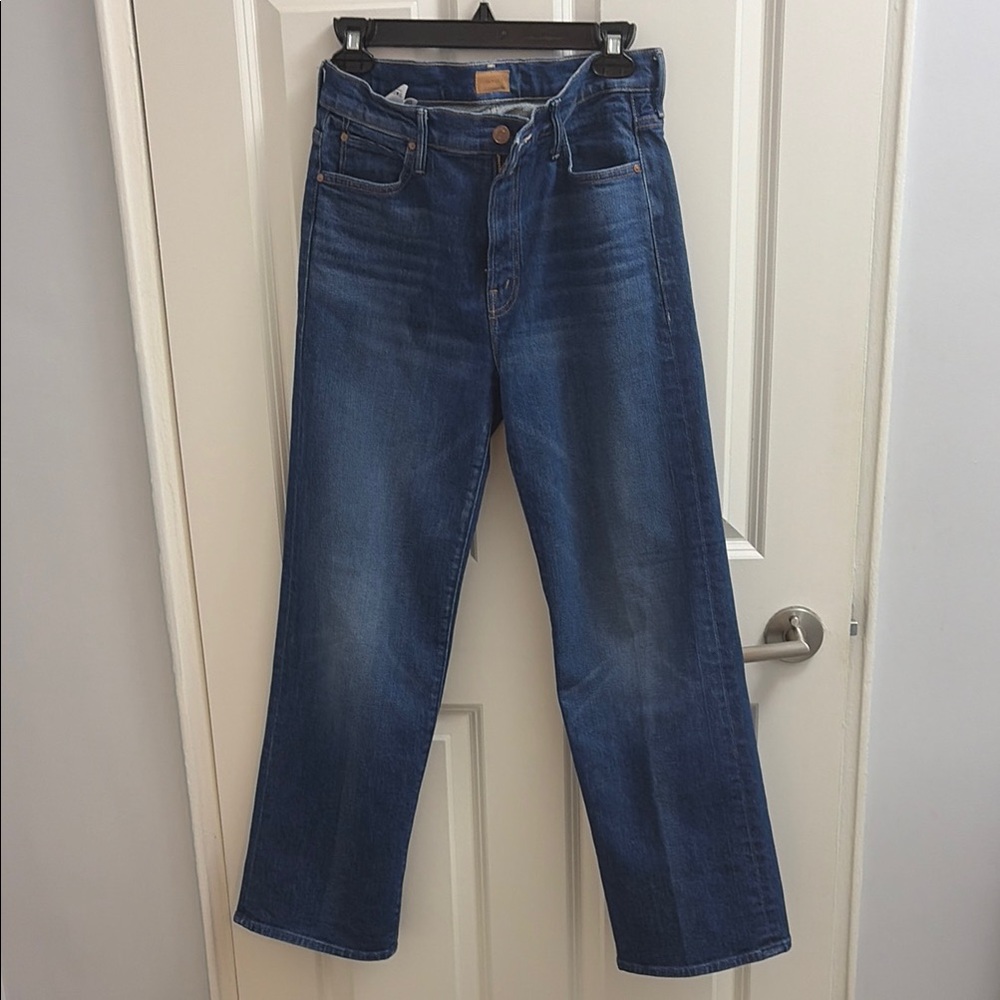 MOTHER “kick it flood” jeans in “do not disturb”, size 28